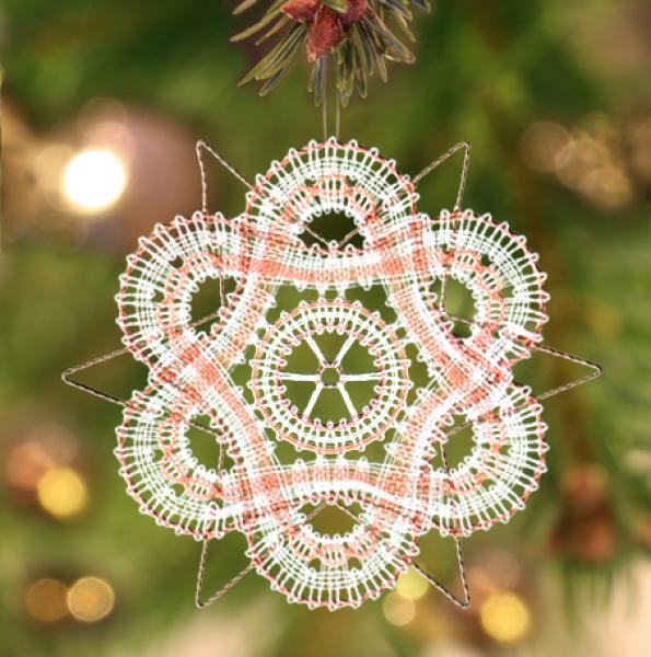 589 Klöppelbrief "Schnee-Sternchen 2023"